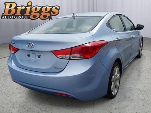 Blue Sky Metallic 2012 Hyundai ELANTRA Limited