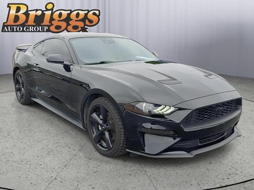 Shadow Black 2021 Ford Mustang EcoBoost Premium