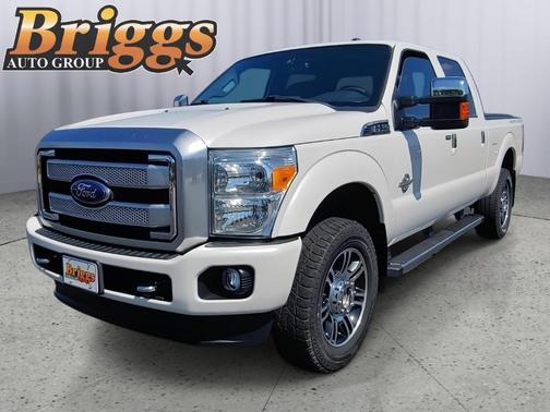 White Platinum Tri-Coat Metallic 2016 Ford F-250 Platinum
