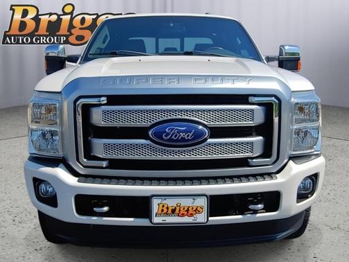 White Platinum Tri-Coat Metallic 2016 Ford F-250 Platinum