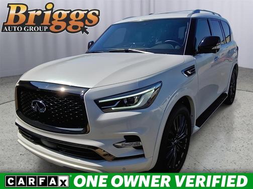 Aspen White 2024 INFINITI QX80 SENSORY