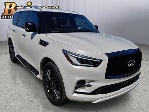 Aspen White 2024 INFINITI QX80 SENSORY