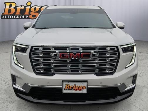 White Frost Tri-Coat 2024 GMC Acadia Denali