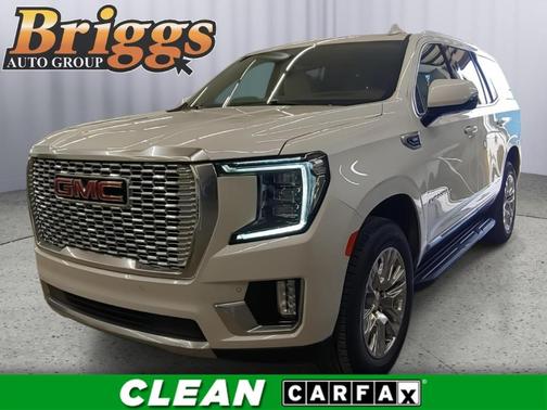 White Frost Tri-Coat 2022 GMC Yukon Denali