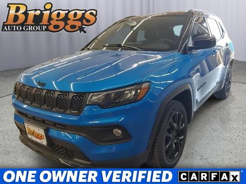 Hydro Blue Pearlcoat 2024 Jeep Compass Latitude
