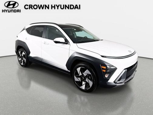 Atlas White 2026 Hyundai KONA Limited