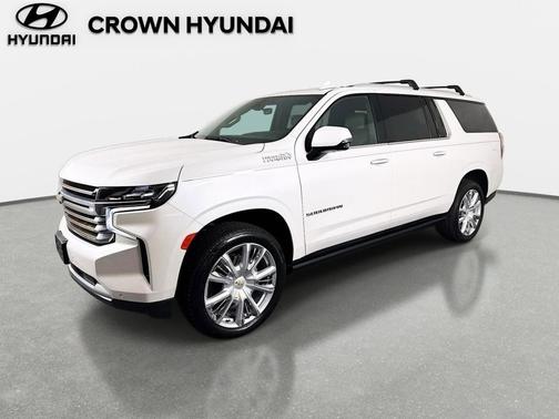 Iridescent Pearl Tricoat 2021 Chevrolet Suburban 4WD High Country