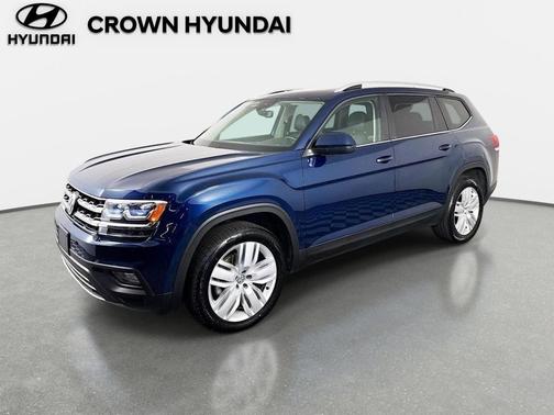 Tourmaline Blue Metallic 2019 Volkswagen Atlas 3.6L SE w/Technology