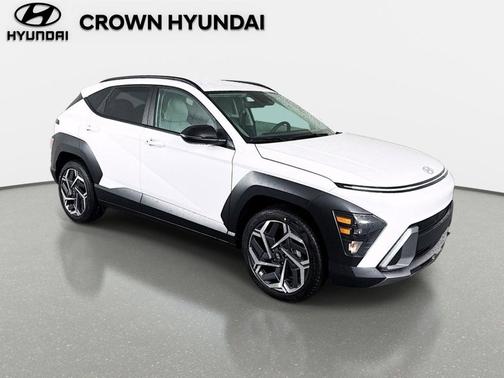 Atlas White 2026 Hyundai KONA SEL Premium