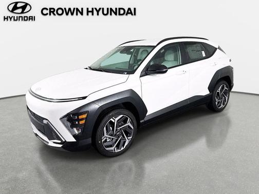 Atlas White 2026 Hyundai KONA SEL Premium