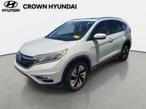 White 2015 Honda CR-V Touring