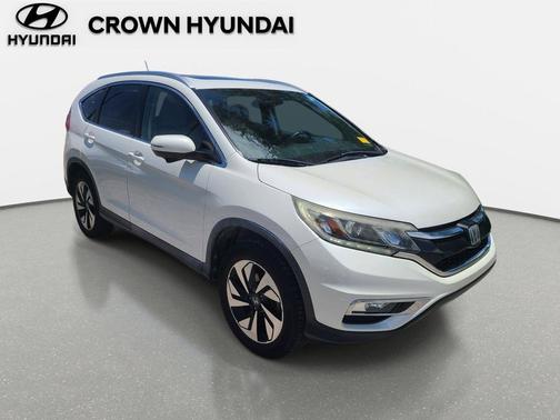 White 2015 Honda CR-V Touring