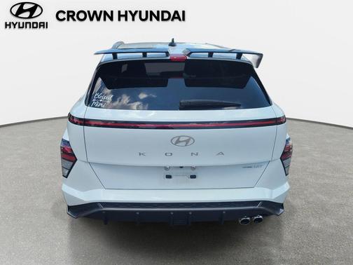 Atlas White 2024 Hyundai KONA N Line