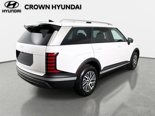 Creamy White Pearl 2026 Hyundai Palisade Hybrid Blue SEL 7P