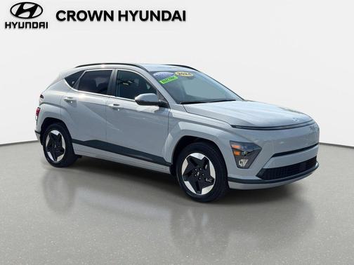 Cyber Gray Metallic 2024 Hyundai KONA EV SEL