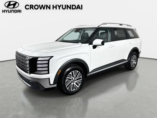 Creamy White Pearl 2027 Hyundai Palisade Hybrid Blue SEL 8P