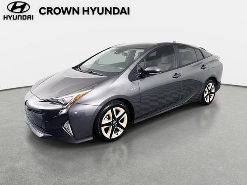 Magnetic Gray Metallic 2017 Toyota Prius Three Touring