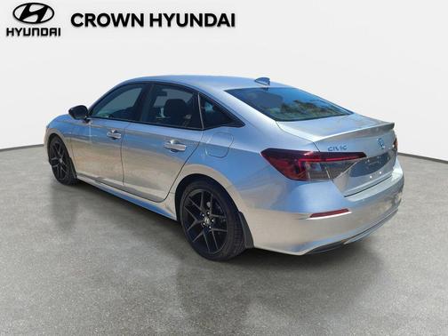 Solar Silver Metallic 2025 Honda Civic Sport