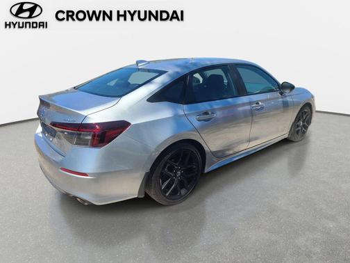 Solar Silver Metallic 2025 Honda Civic Sport