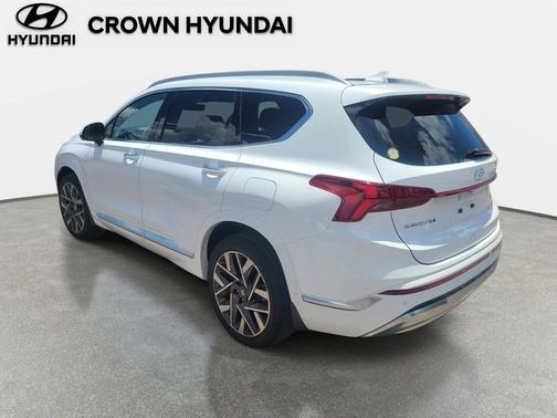 Serenity White Pearl 2023 Hyundai SANTA FE Calligraphy