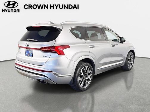 Shimmering Silver 2023 Hyundai SANTA FE Calligraphy
