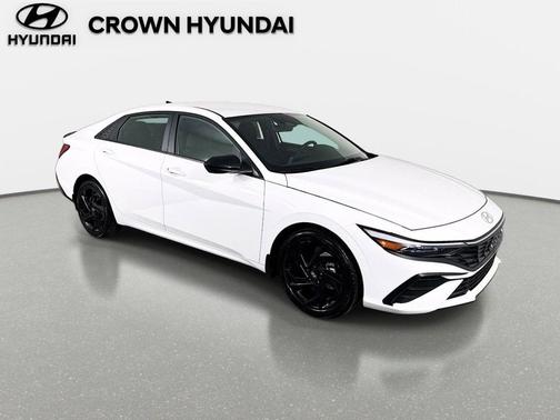 Serenity White 2026 Hyundai ELANTRA Sport