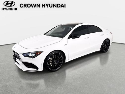 Polar White 2022 Mercedes-Benz AMG CLA 35 4MATIC