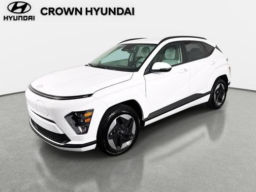Atlas White 2024 Hyundai KONA EV SEL