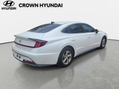 Quartz White 2021 Hyundai SONATA SE