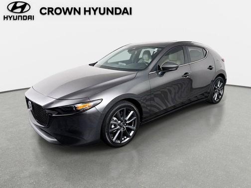 Machine Gray Metallic 2023 Mazda Mazda3 FWD w/Preferred Package