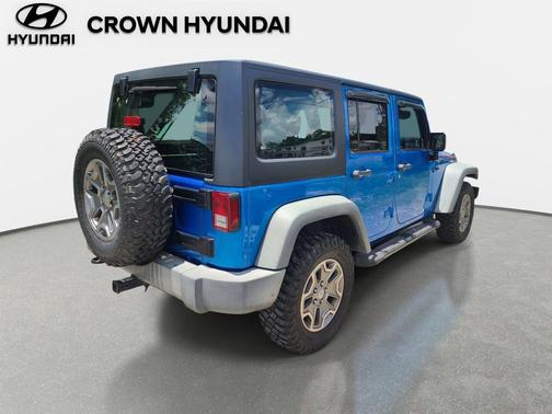 Hydro Blue Pearlcoat 2016 Jeep Wrangler Unlimited Rubicon