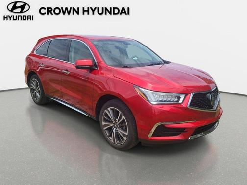 Performance Red Pearl 2020 Acura MDX 3.5L w/Technology Package
