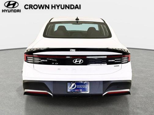 Serenity White 2026 Hyundai SONATA Hybrid Base