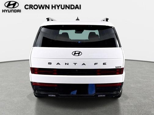 Serenity White 2026 Hyundai SANTA FE HEV Calligraphy