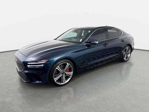 Tasman Blue 2024 Genesis G70 3.3T RWD Sport Advanced