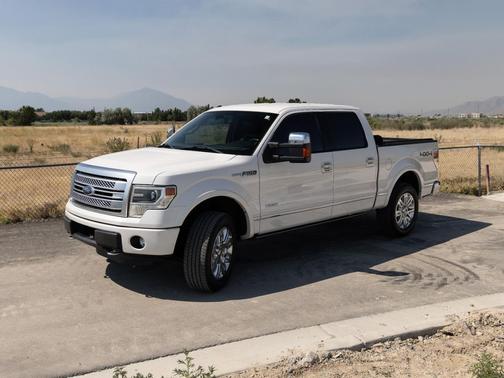 White Platinum Metallic Tri-Coat 2013 Ford F-150 Platinum