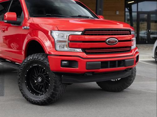 Red 2019 Ford F-150 Lariat