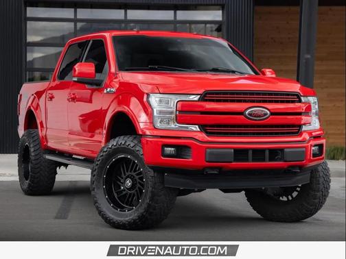 Red 2019 Ford F-150 Lariat