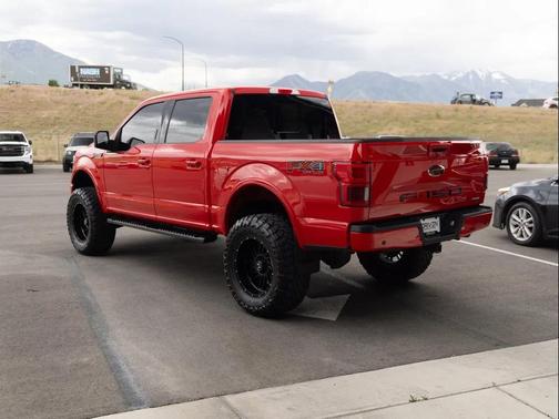 Red 2019 Ford F-150 Lariat