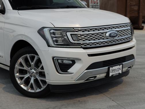 White Platinum Metallic Tri-Coat 2019 Ford Expedition Max Platinum
