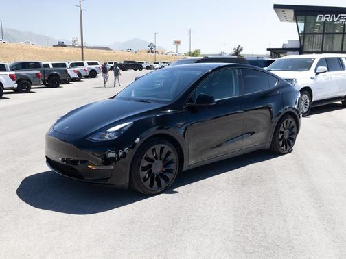 Solid Black 2023 Tesla Model Y Performance Dual Motor All-Wheel Drive