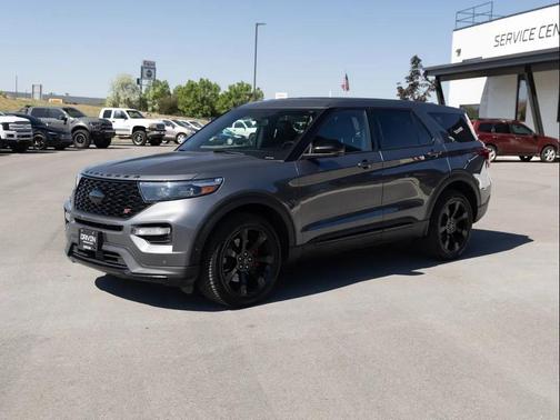 Gray 2022 Ford Explorer ST