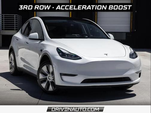 Pearl White Multi-Coat 2023 Tesla Model Y Long Range Dual Motor All-Wheel Drive