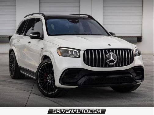 Diamond White Metallic 2021 Mercedes-Benz AMG GLS 63 Base