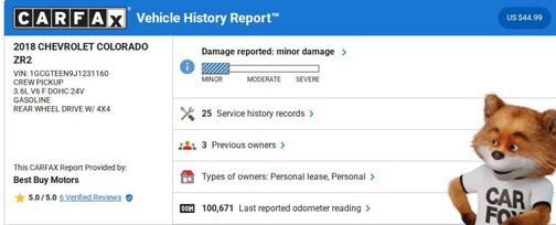 2018 Chevrolet Colorado ZR2