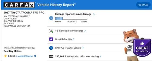 2017 Toyota Tacoma TRD Pro