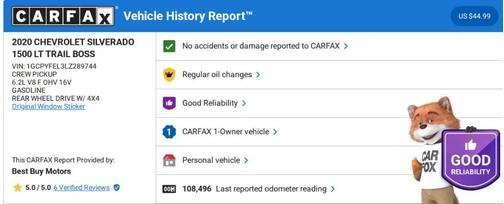 2020 Chevrolet Silverado 1500 LT Trail Boss