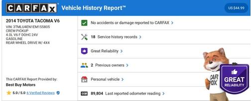 2014 Toyota Tacoma Base