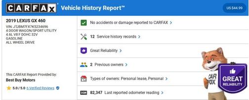 2019 Lexus GX 460 Base