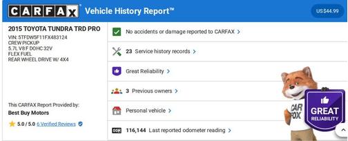 2015 Toyota Tundra TRD Pro